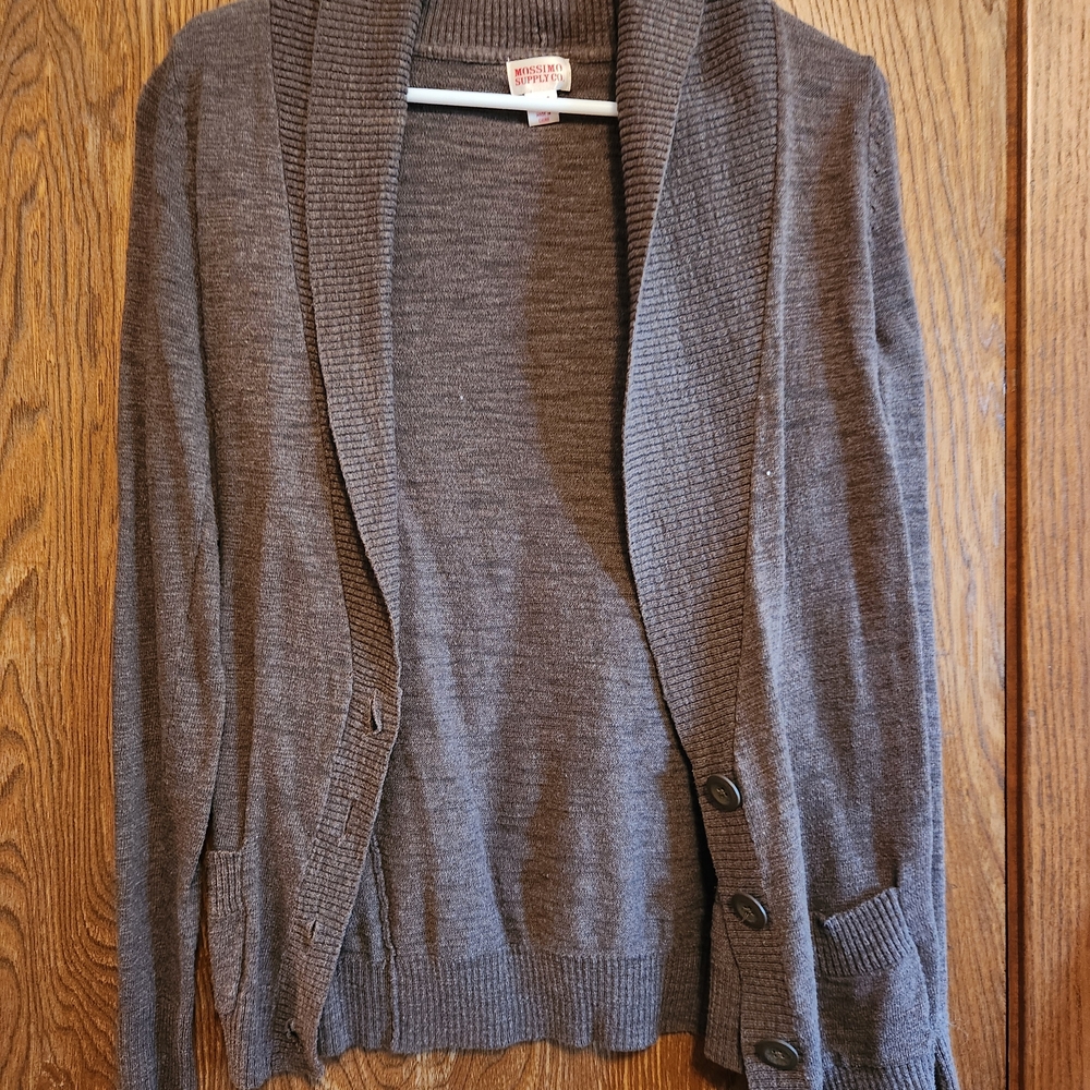 Mossimo Supply Co. Gray Cardigan